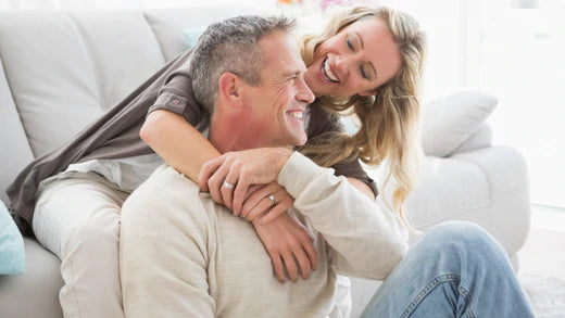 Hug Black and White Couple